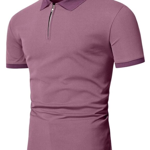 Purple Mens Polo Shirt - Picture 3 of 5